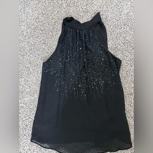 Black top with beading